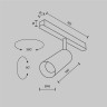 Трековый светильник MAYTONI FOCUS LED TR032-2-5W4K-M-BW